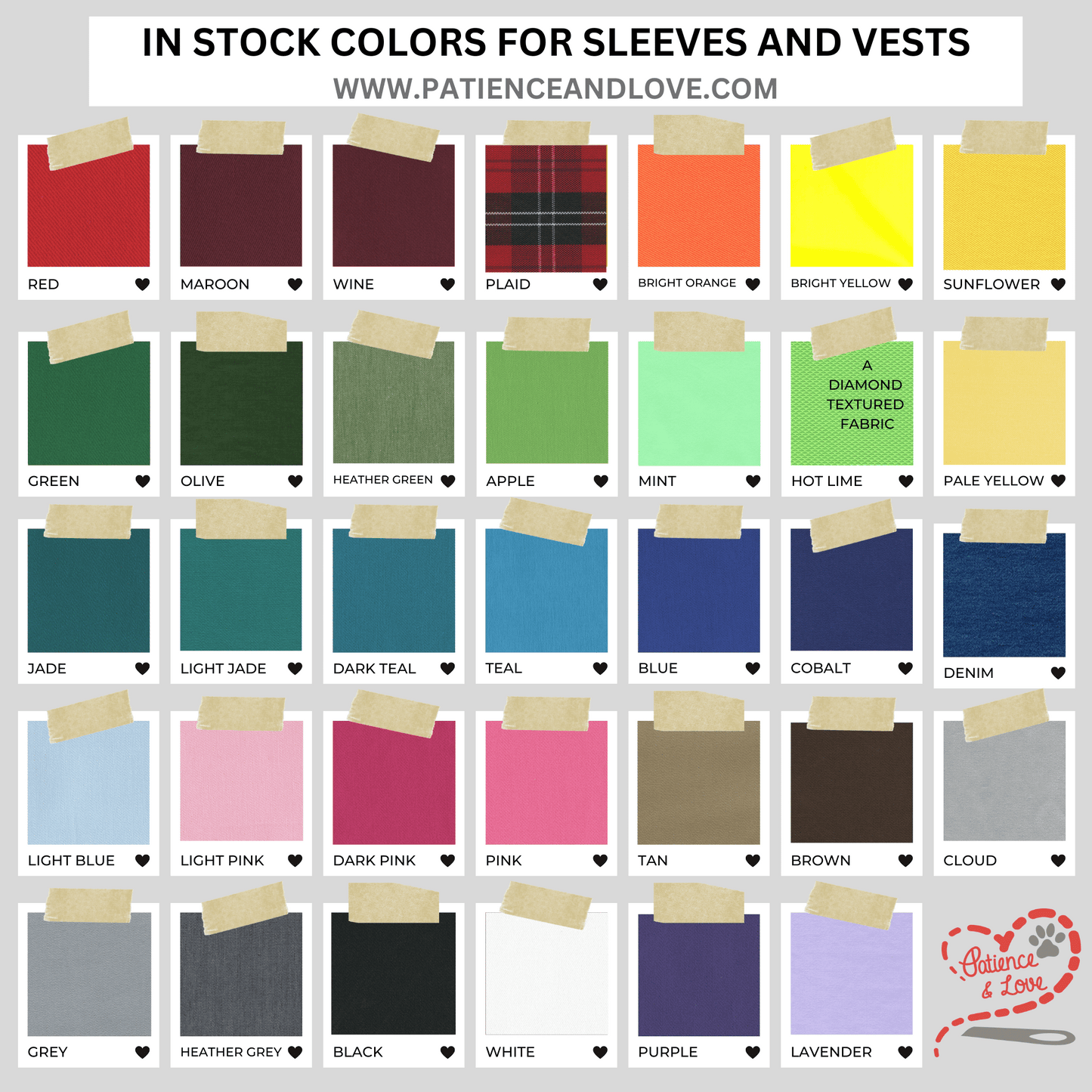 Program Vest - Last Chance Service Dog Program Vest, S&R - clients can purchase