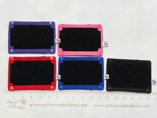 PREMADE - Ready to ship, 5.9" Leash sleeve with loop, ready for you to attach a patch