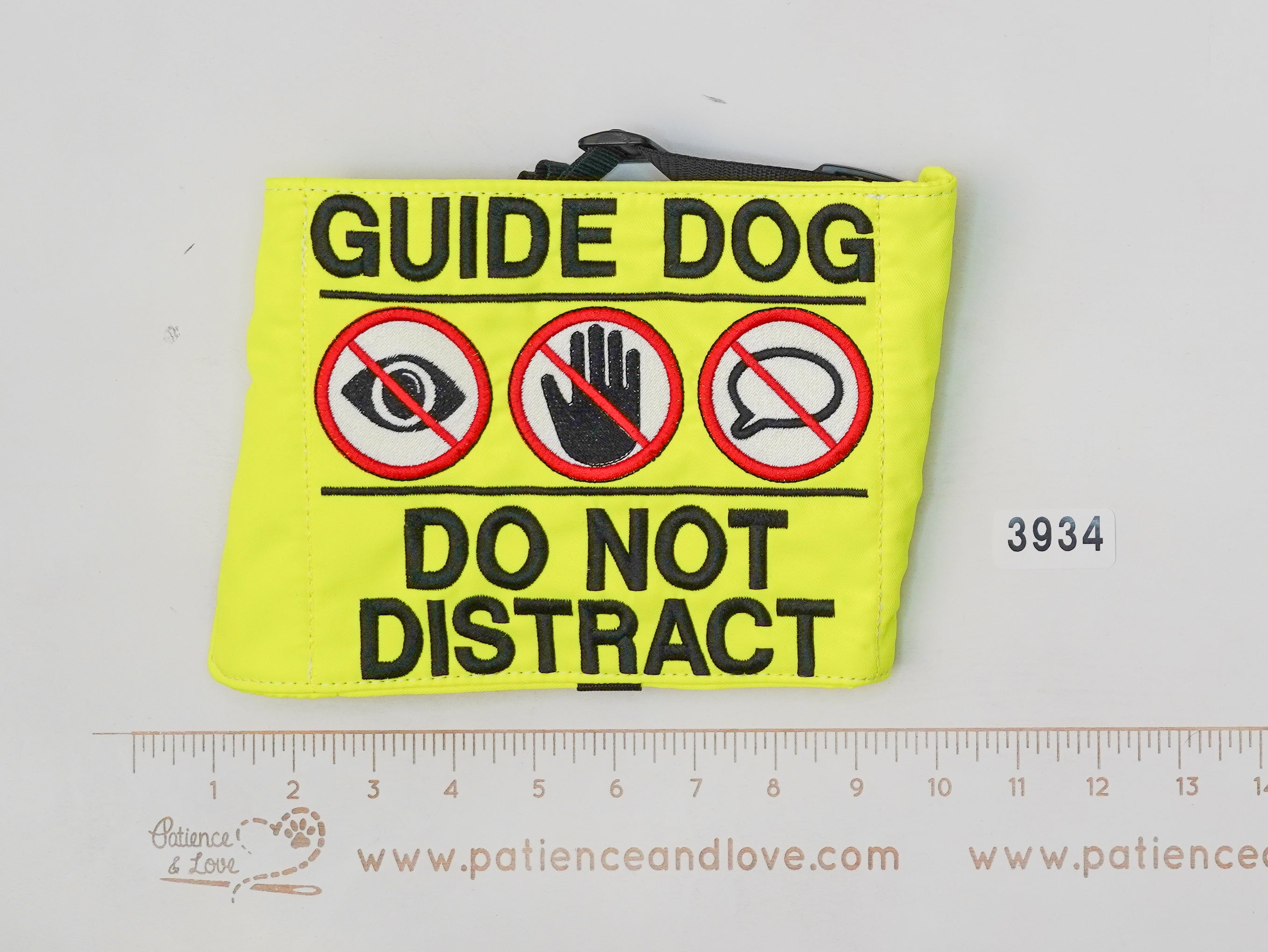 Ready to Ship Guide Dog Harness Sign 3934 2023 PREMADE