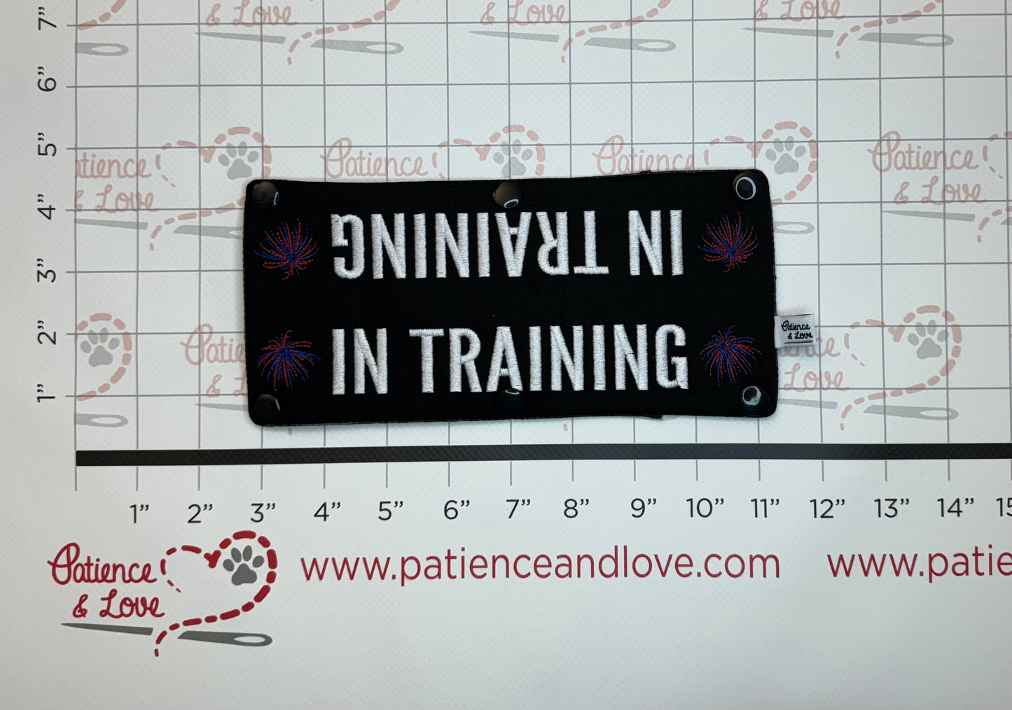 Patriotic - In Training Fireworks, Leash Sleeve