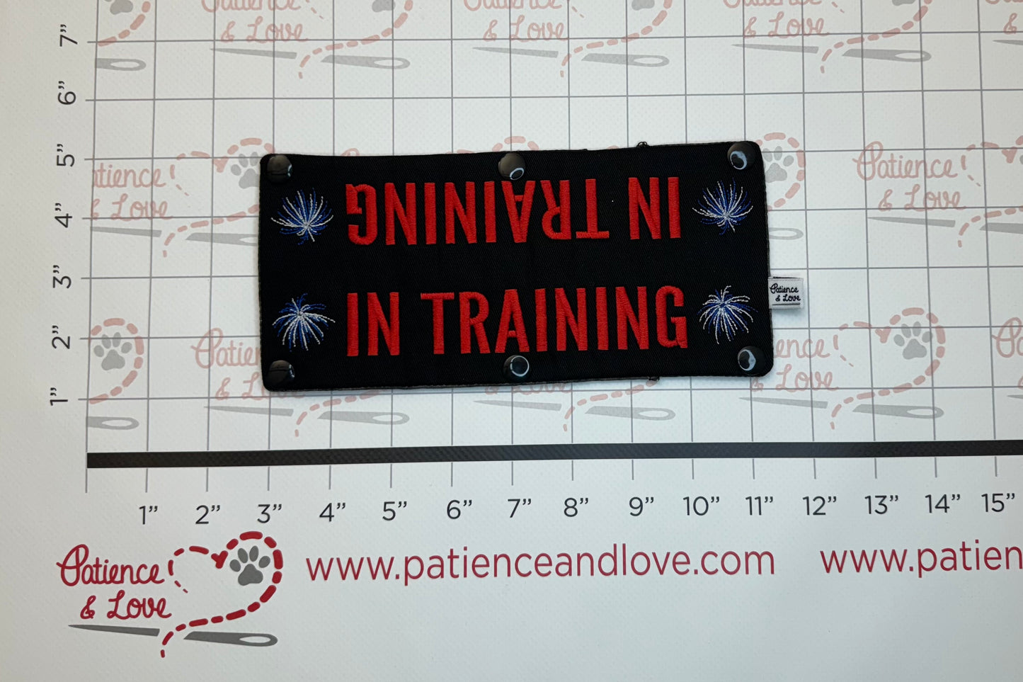Patriotic - In Training Fireworks, Leash Sleeve