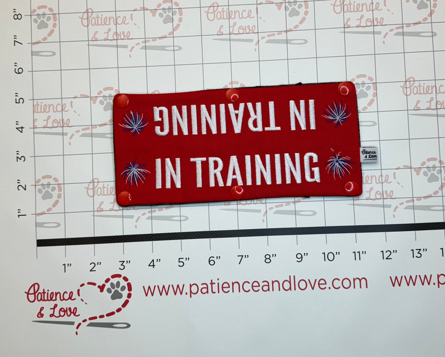Patriotic - In Training Fireworks, Leash Sleeve