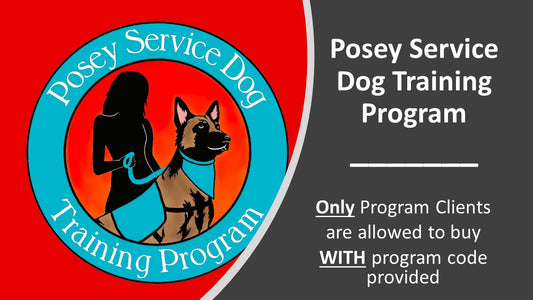 Posey Service Dog Program - Custom Gear