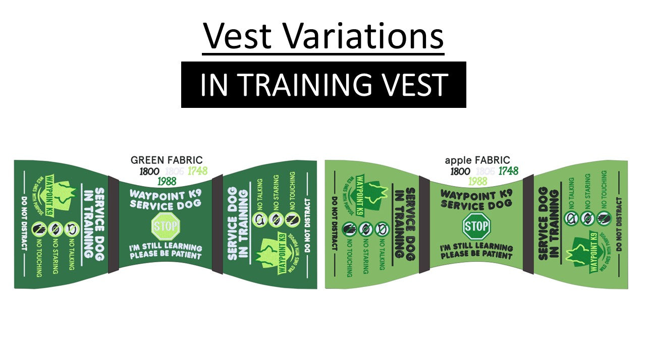 Waypoint K9, Butterfly vest, Custom Program Vest