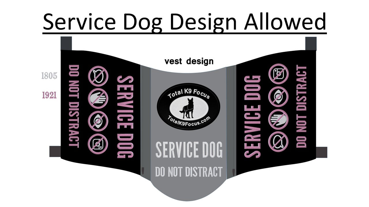 Total K9 Focus Program - Custom S&R Vest