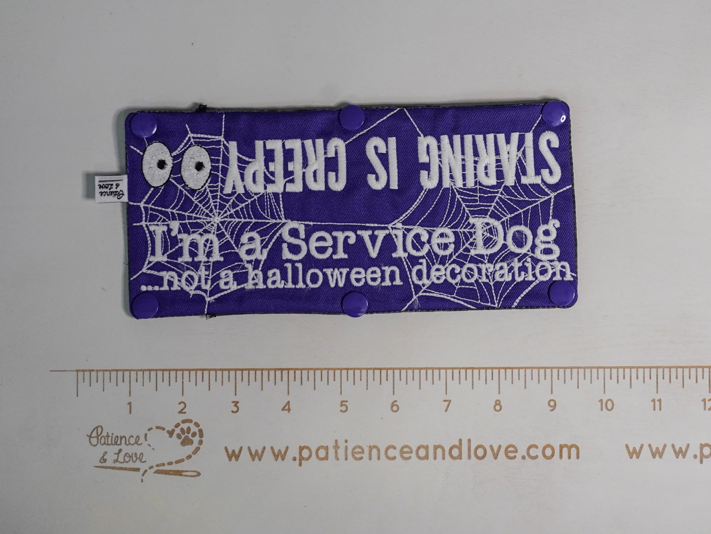 Seasonal Sleeves / Ready to Ship - Halloween themed, Staring is creepy, Leash sleeve