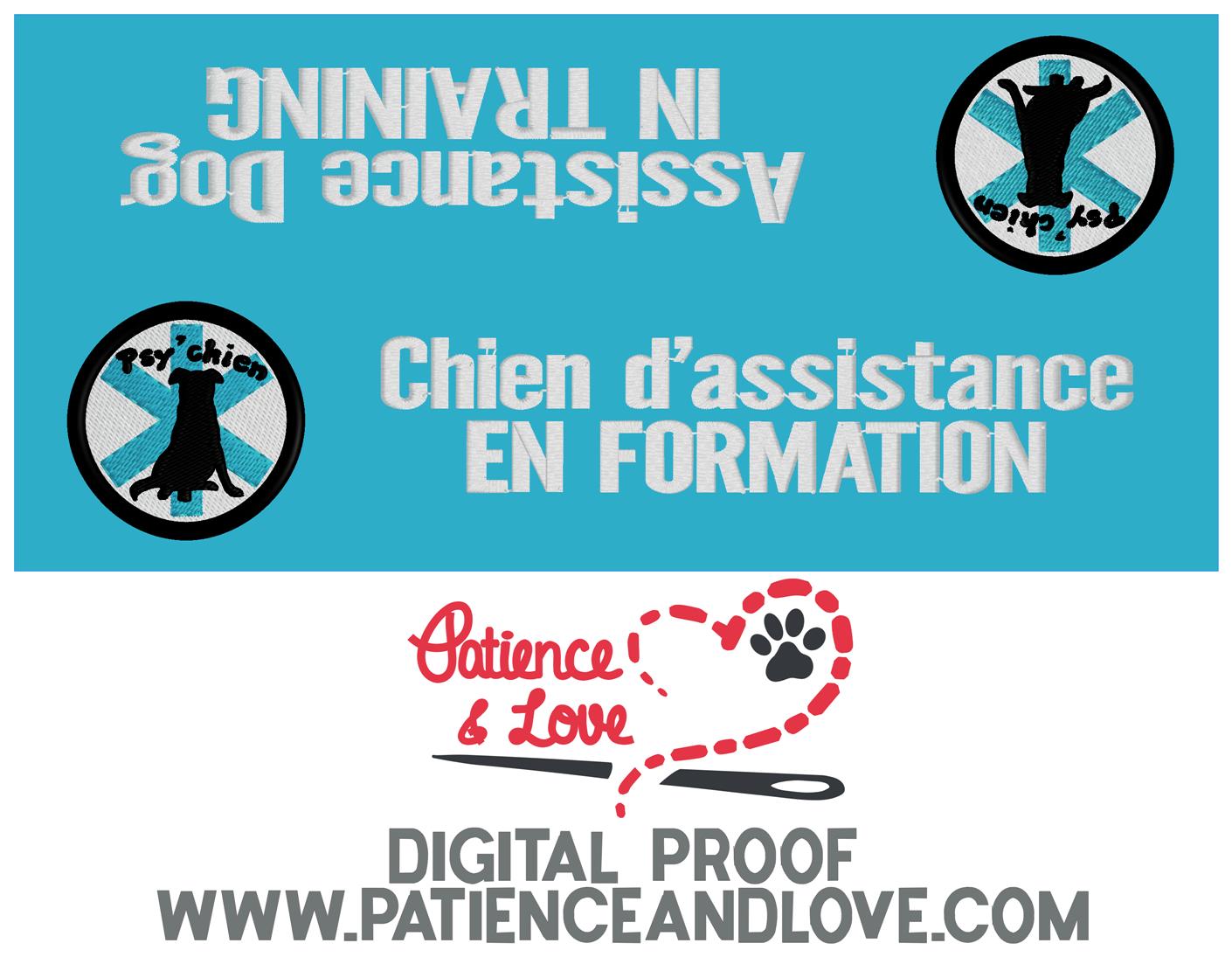 Program Gear - Psy Chien Vest only to be purchased by program representative