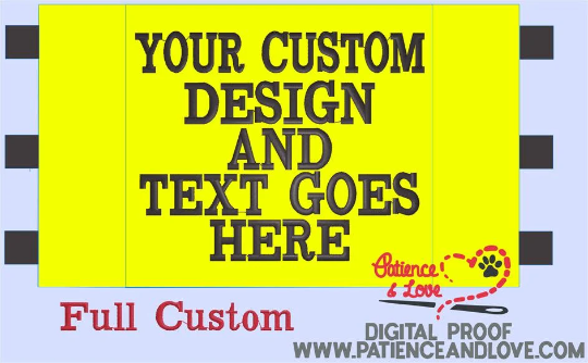 Harness Sign, Custom Embroidered