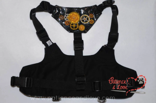 Harness, Standard Size, Custom embroidered vinyl, personalized with your Design