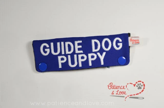 Guide Dog Puppy, 5.5" long Leash Sleeve
