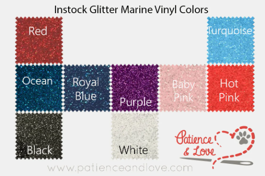 Zippered Pouch, custom text, clip on, marine vinyl exterior bag