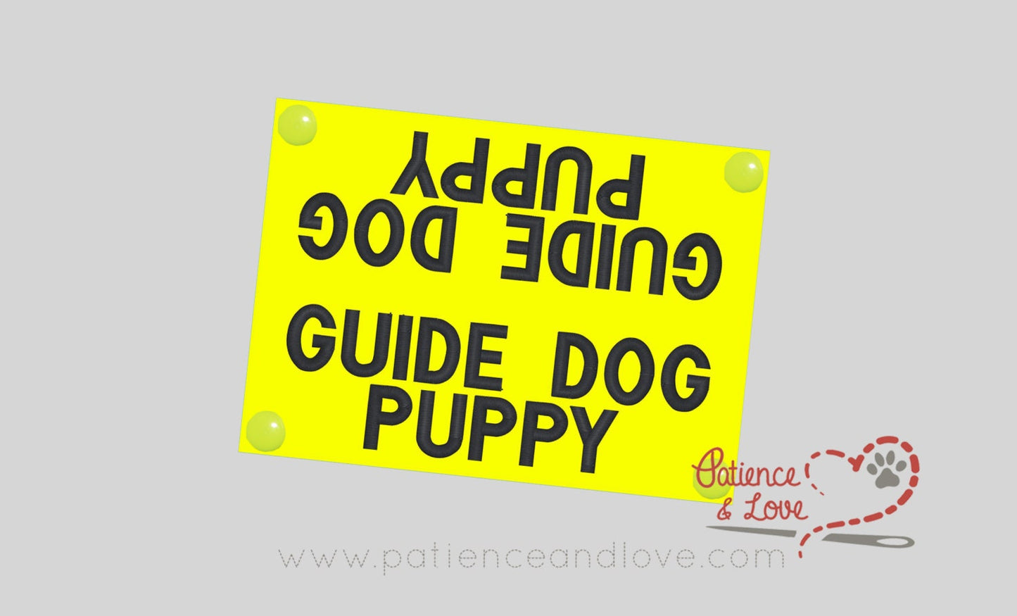 Guide Dog Puppy, 5.5" long Leash Sleeve