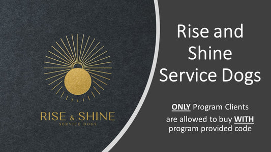 Program Vest - Rise and Shine Service Dogs