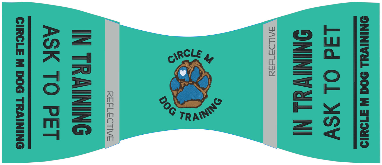Program Vest - Circle M Assistance Dogs, Butterfly or S&R - clients can purchase