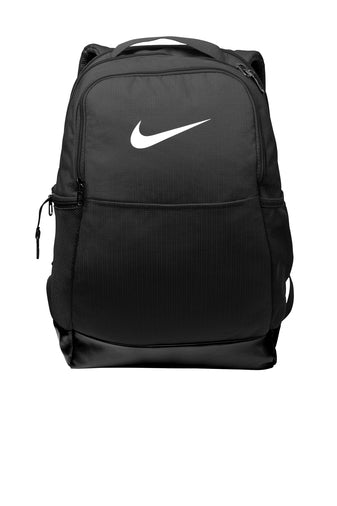 Backpack, Nike Brasilia Medium Backpack with Shark Embroidered black backpack