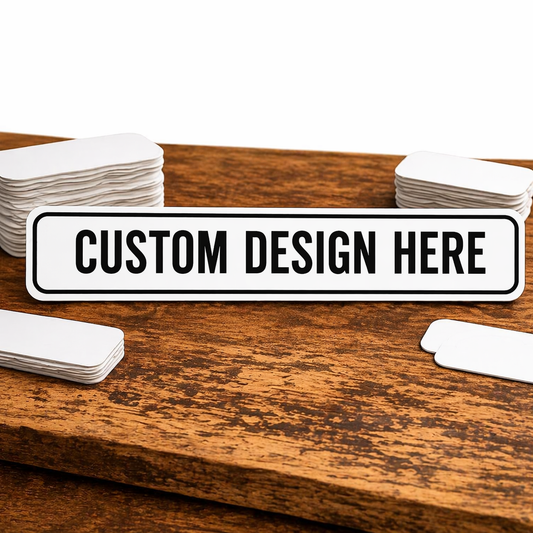 20" long Rectangular Sticker, Custom