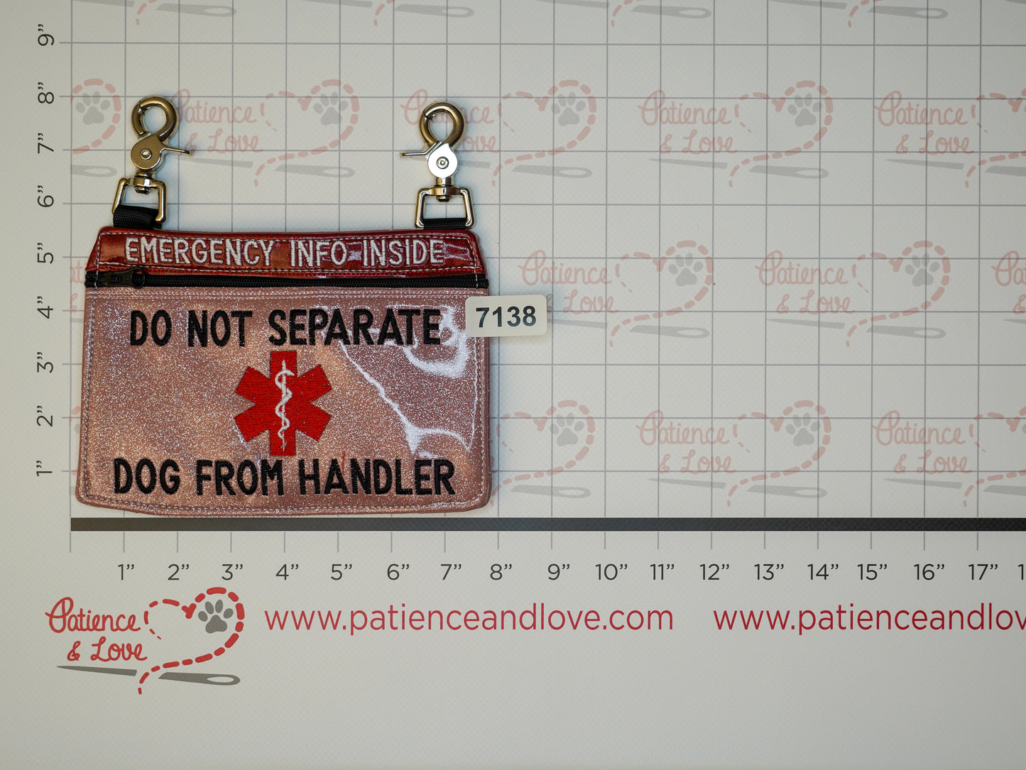 Ready to Ship - Zippered Pouch - #7138 - 2024 PREMADE