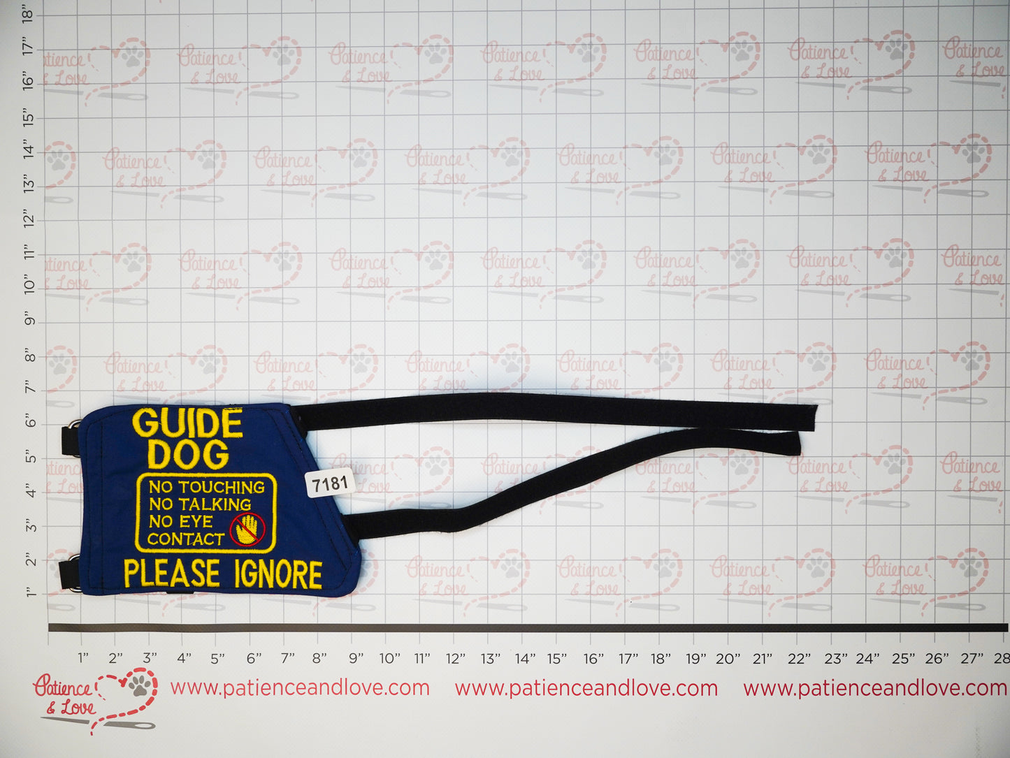 Ready to Ship - Guide Dog Harness Sign - #7181 - 2024 PREMADE