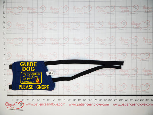 Ready to Ship - Guide Dog Harness Sign - #7181 - 2024 PREMADE