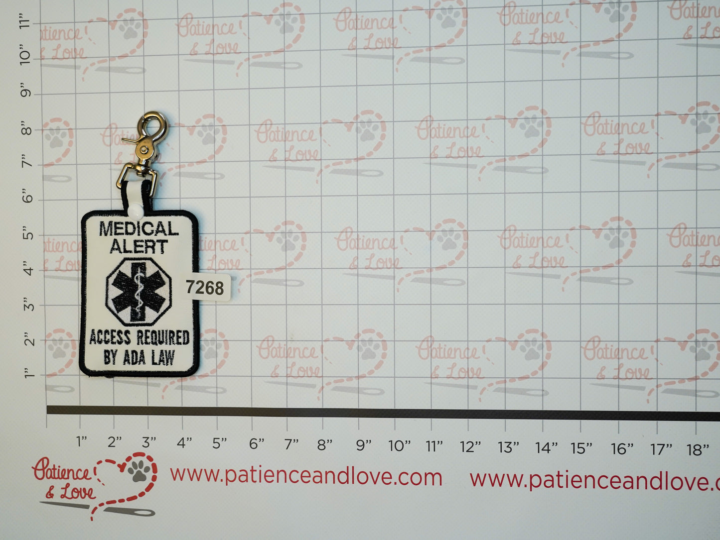 Ready to Ship - Zippered Mini Med Tag - 2025 - #7268