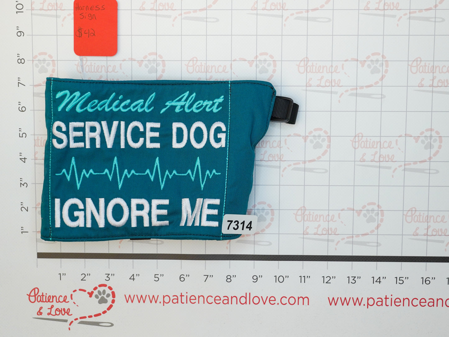 Ready to Ship - Guide Dog Harness Sign - #7314 - 2025