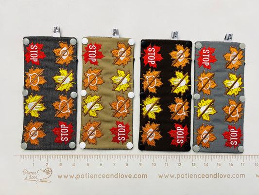 Seasonal - Leaf symbols, Horizontal, Leash sleeve