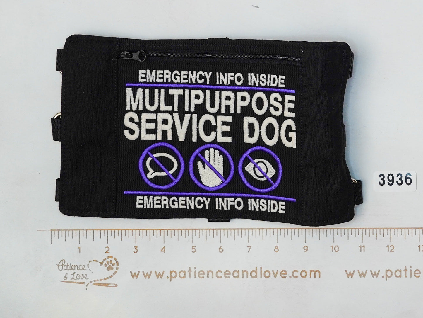 Ready to Ship - Guide Dog Harness Sign - #3936 - 2023 PREMADE