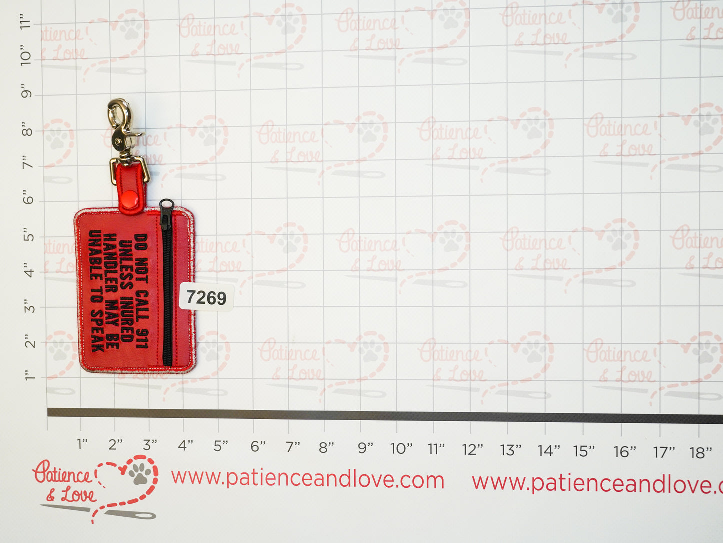 Ready to Ship - Zippered Mini Med Tag - 2025 - #7269