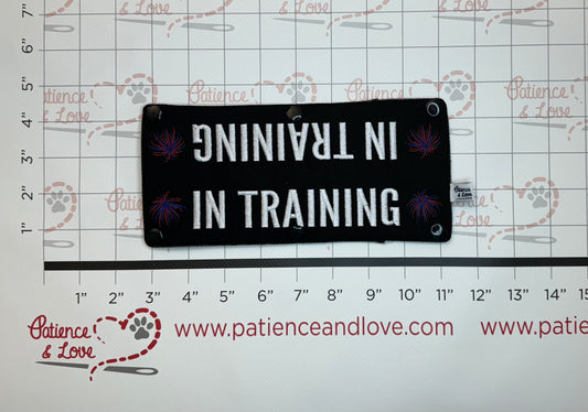 Patriotic - In Training Fireworks, Leash Sleeve