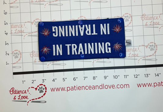 Patriotic - In Training Fireworks, Leash Sleeve