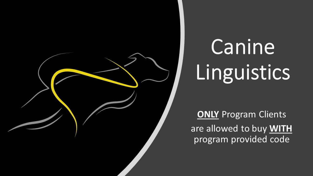 Canine Linguistics Custom Program Vest
