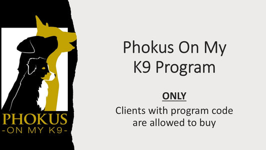Phokus on my dog K9 Custom Program Vest, S&R or cape