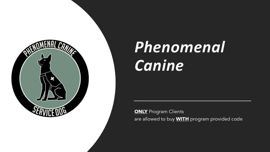 Program Vest - Phenomenal Canine, Butterfly or Long Body or cape- clients can purchase with code