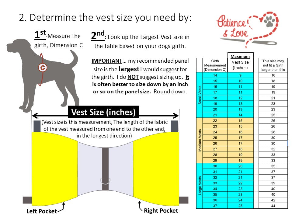 Ready to ship - Long Body Vest - #3895 - 2023 PREMADE