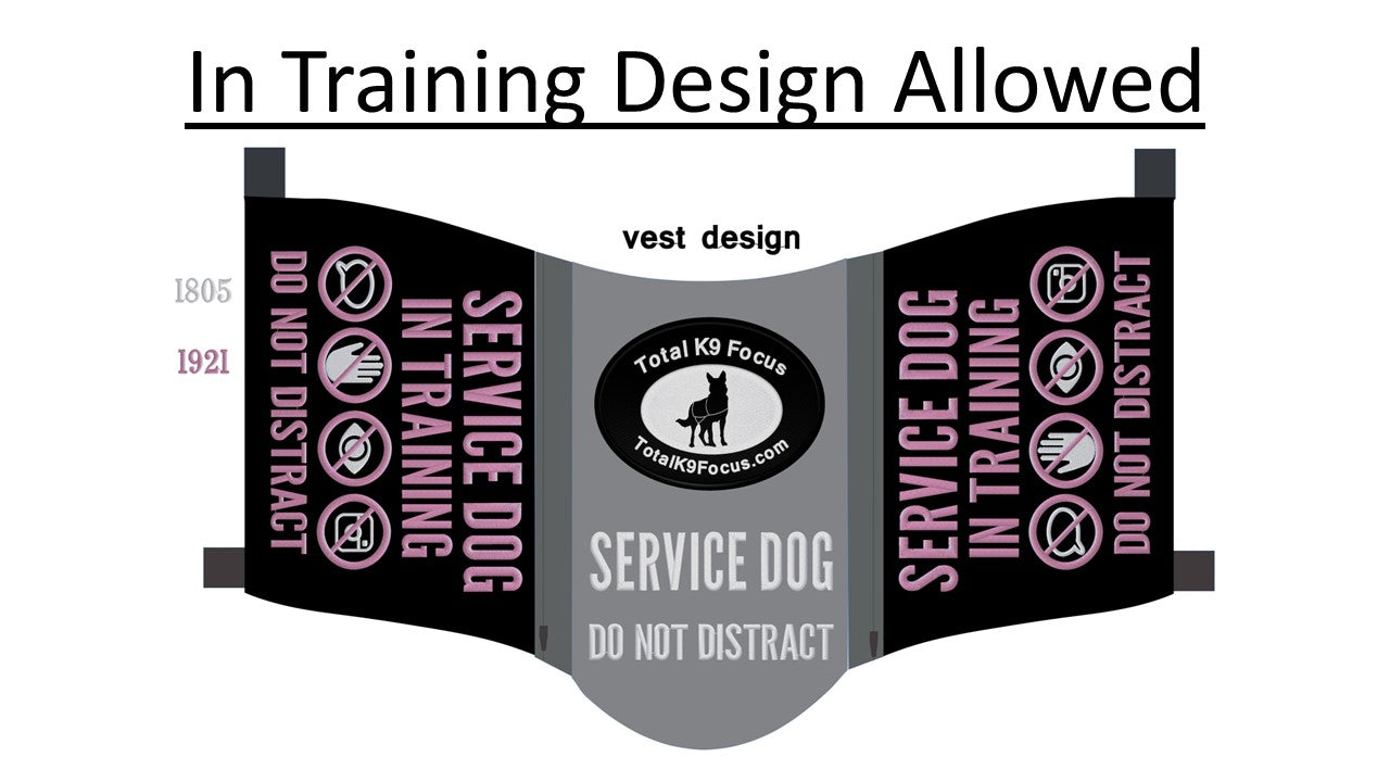 Total K9 Focus Program - Custom S&R Vest