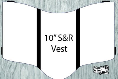 Printed SNR-p Vest, Full color, DecoLeather, Personalize with our Design Builder Tool