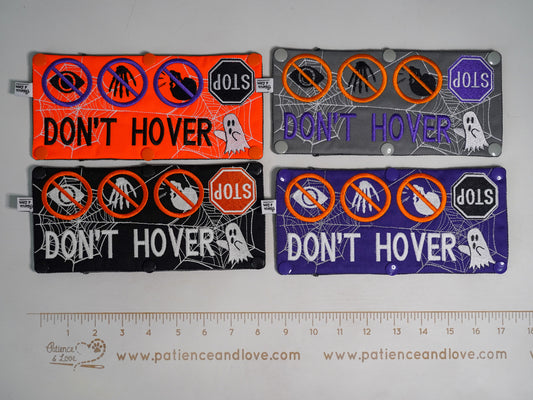 Seasonal - Ready to ship - symbols / don't hover / ghost -Halloween themed, Leash sleeve