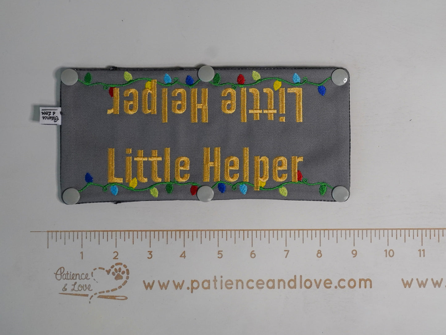 Seasonal Sleeves / Ready to Ship - little helper, lights, Christmas themed, Leash sleeve