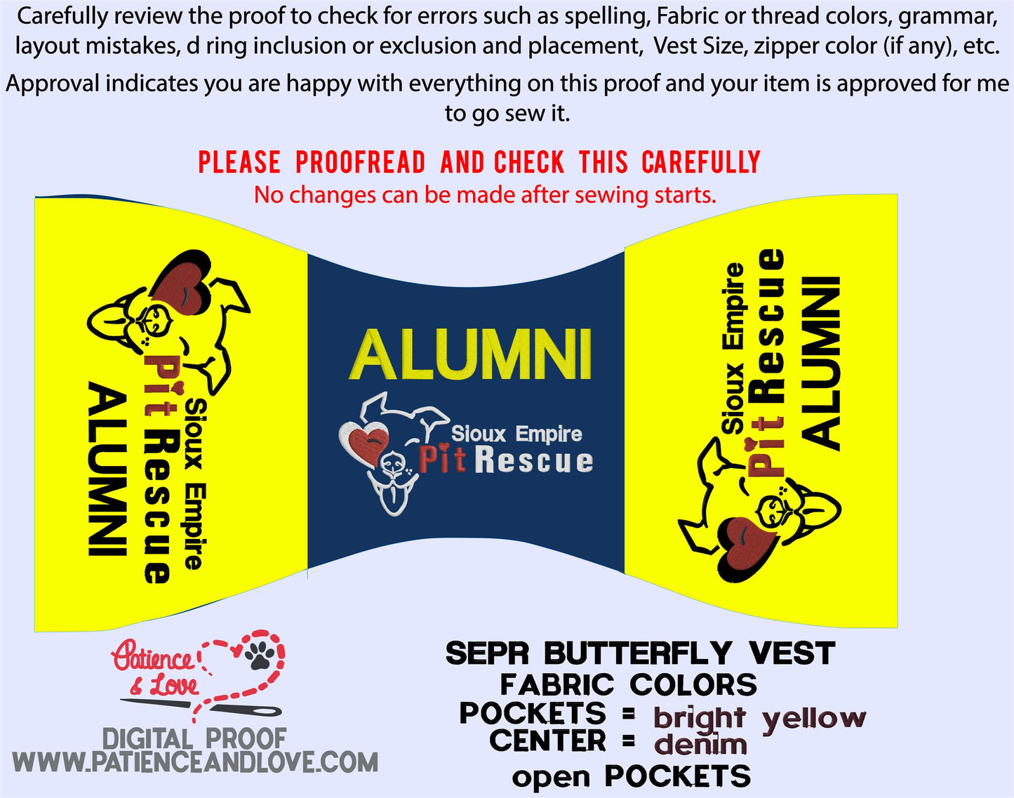 Program Vest - Sioux Empire Pit Rescue Vest