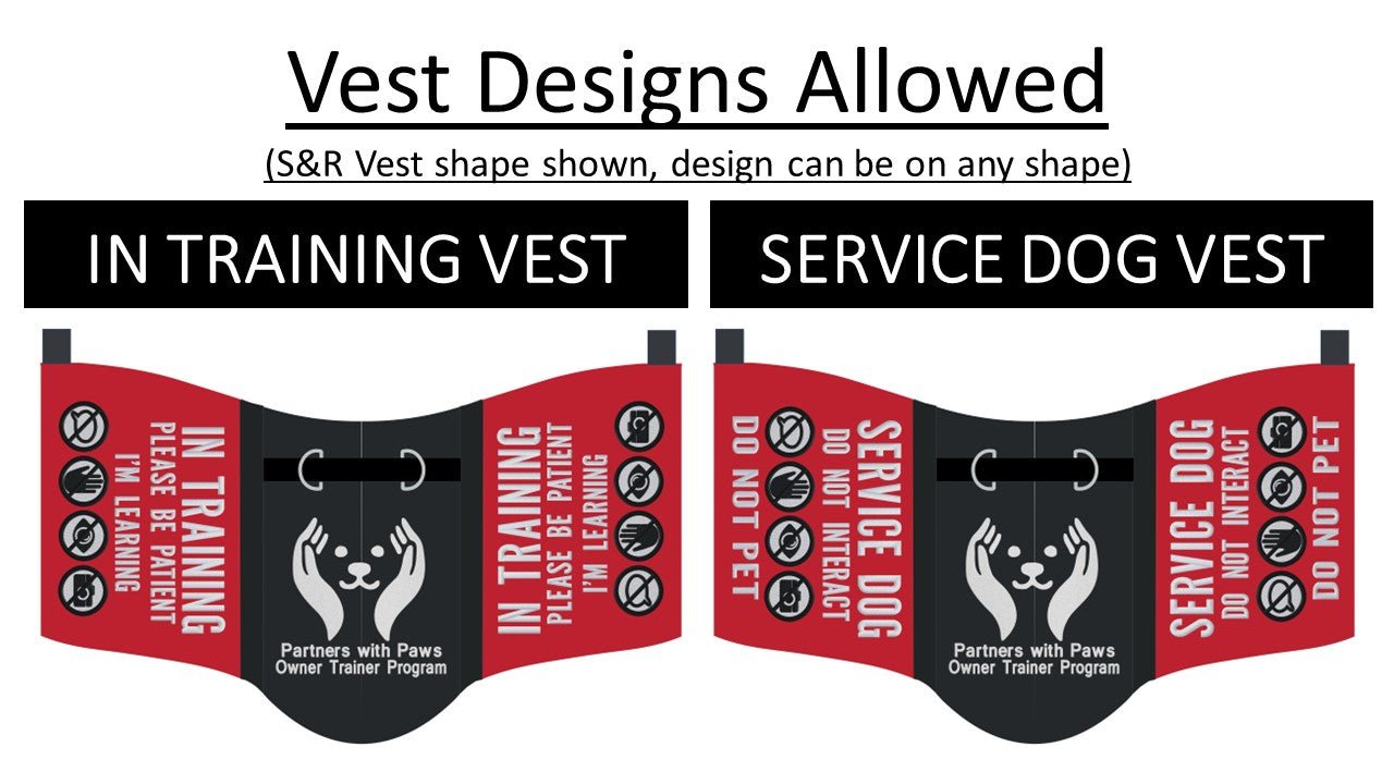 Program Vest - Partners with Paws Service Dogs