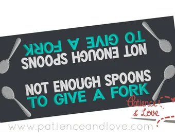 Not enough spoons to give a fork, Leash Sleeve
