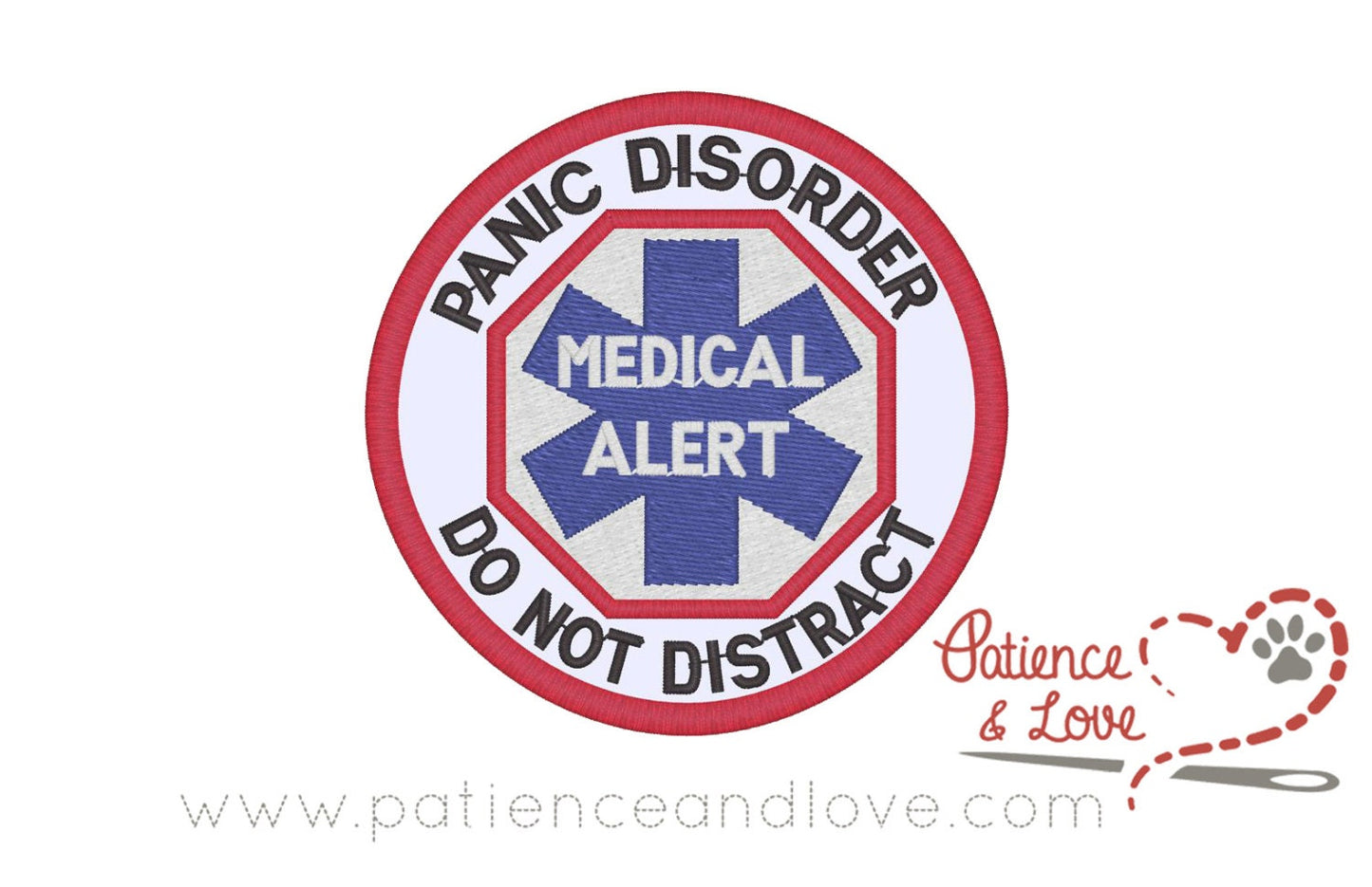 Panic Disorder - Medical Alert - Do Not Distract, Medical Symbol