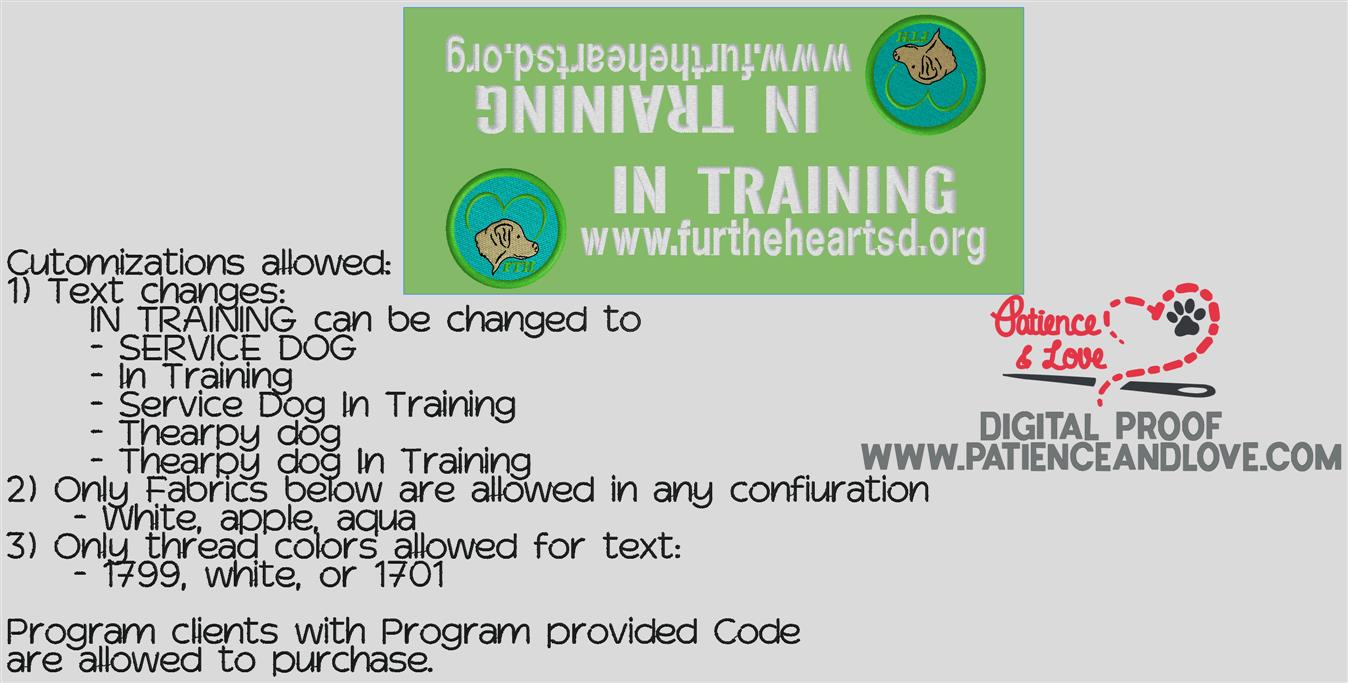 Program Gear for Fur the Heart SD