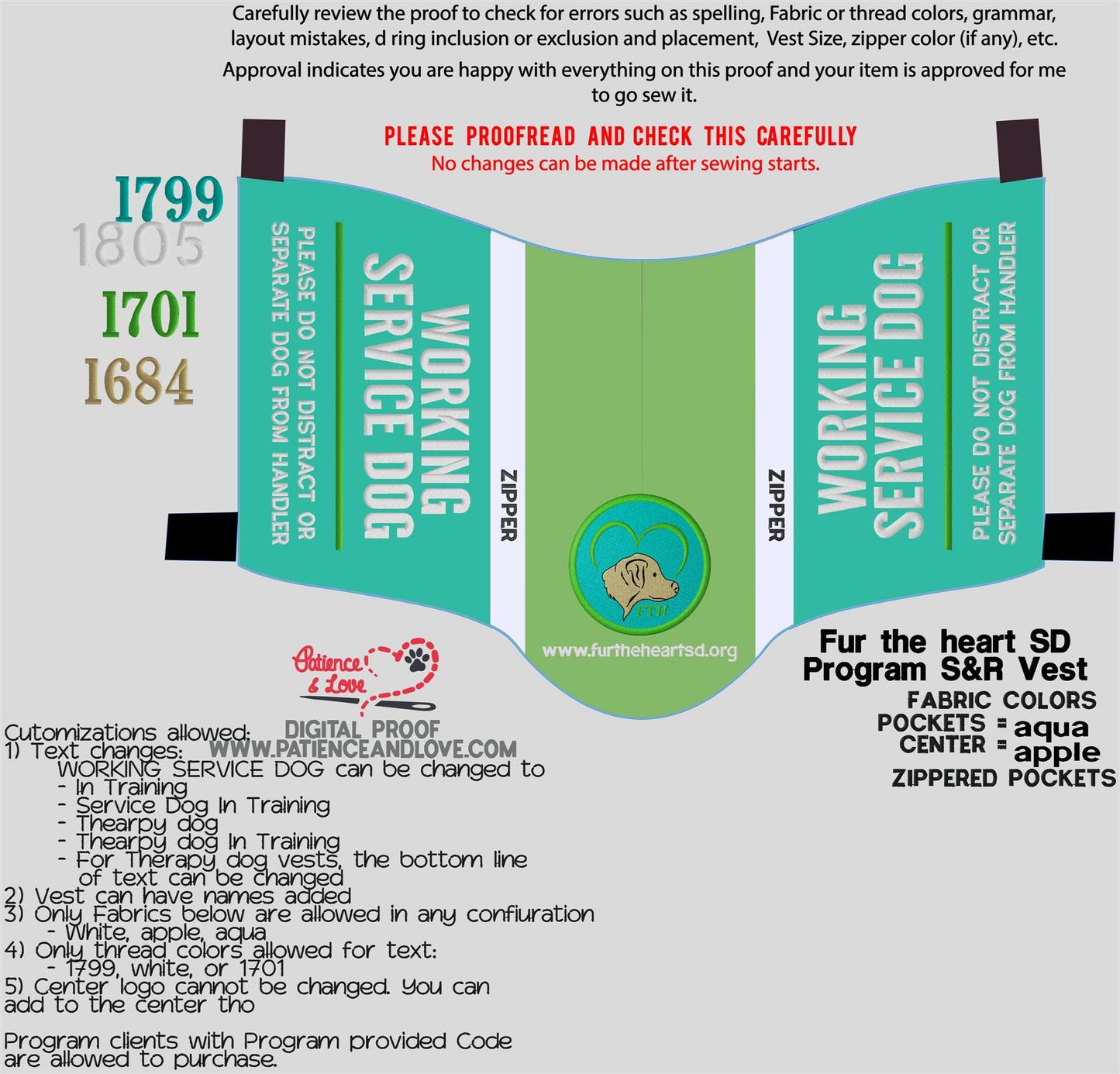 Program Gear for Fur the Heart SD